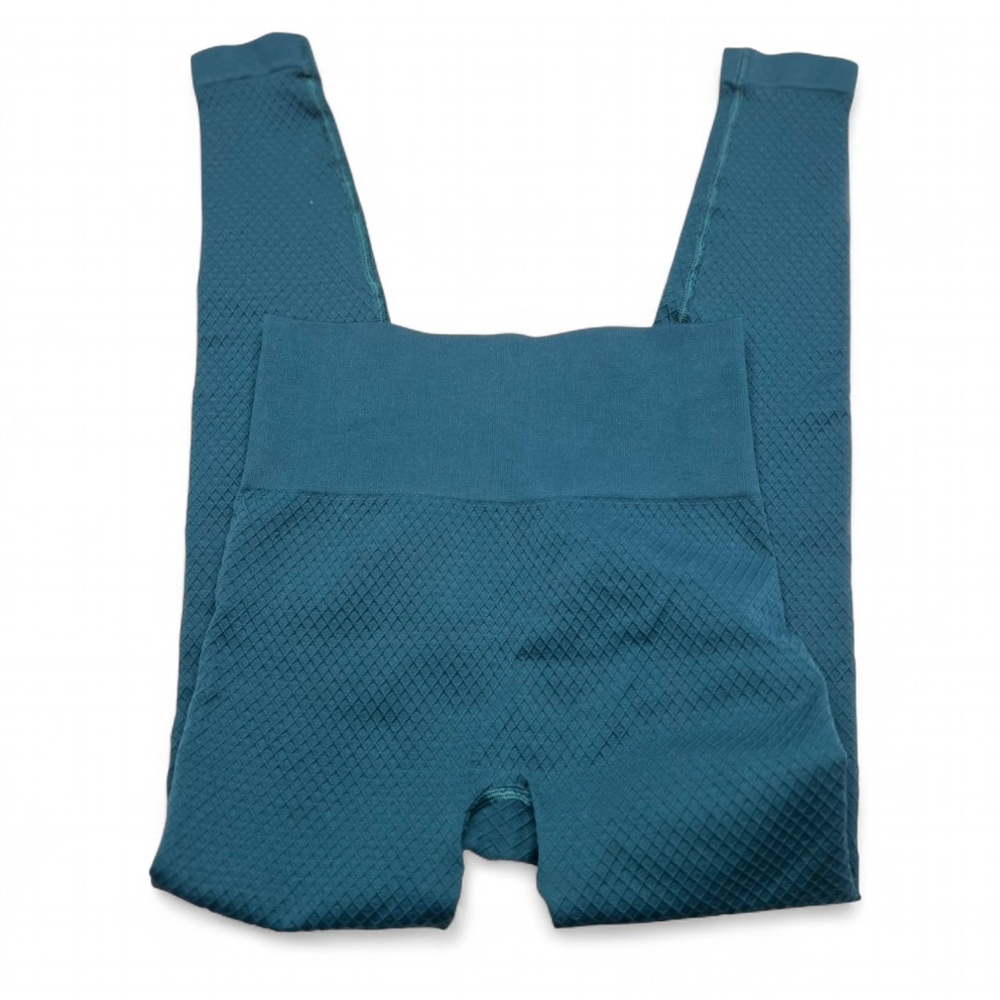 Vitality Teal Textured Leggings